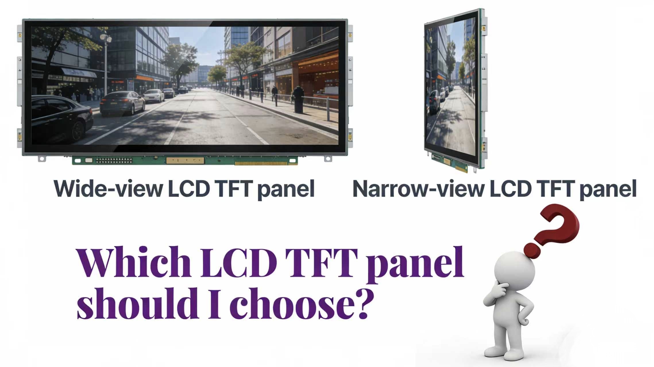 Wide View vs. Narrow View: How to Choose the Right Industrial LCD TFT Display