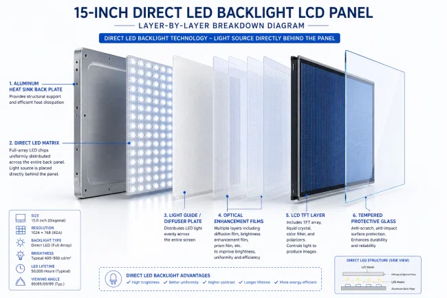 What Is Direct-Lit Backlight for LCD Panels?