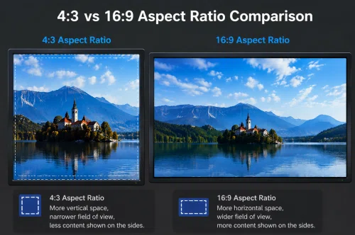 4:3 vs 16:9 Aspect Ratio: Which LCD Display Panel Is Better for Industrial Applications?